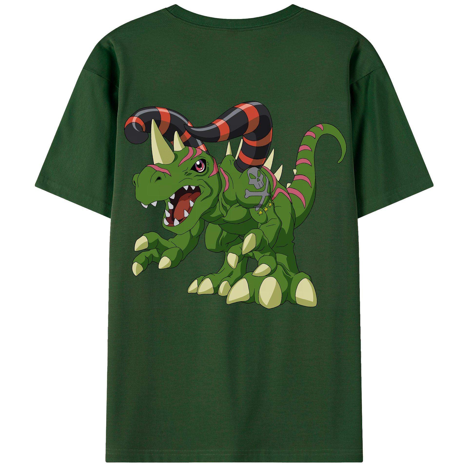 （画像用） Digimon デジタルモンスター/デジモン 綿100％半袖Tシャツ（背面プリント）
